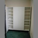 Adjustable Shelving with Doors