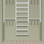 72" closet
cost  approx.  $490 installed
cost for KIT  approx.   $390. + tax