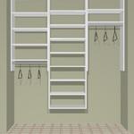 72" closet
cost  approx.  $490 installed
cost for KIT  approx.   $390. + tax