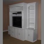 Custom Entertainment Center
Painted Wood