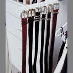 Sliding Belt Rack  -  7 Hooks hold multiple belts